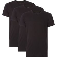 Calvin Klein 000NB4011E Siyah 3'lü Erkek Kısa Kol Yuvarlak Yaka T-Shirt