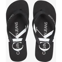 Calvin Klein Beach Monogram Siyah Erkek Terlik