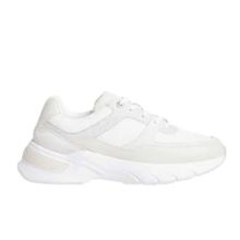 Calvin Klein HW0HW018690F9 Ekru Deri Kadın Sneaker Ayakkabı