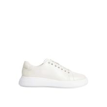 Calvin Klein HW0HW01878ACG Ekru Deri Kadın Sneaker Ayakkabı