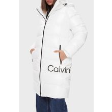 Calvin Klein J20J221902 YBI Beyaz Kadın Mont