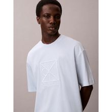 Calvin Klein LV04LE200gcıq Ss Rlxd Premium Interlock Emblem Erkek Tişört