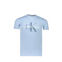 Calvin Klein Seasonal Monologo Tee Mavi Erkek T-shirt