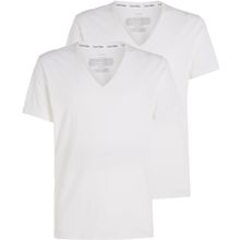 Calvin Klein V Yaka 2'li S Beyaz Erkek T-Shirt