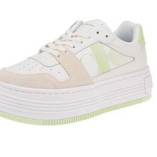 Calvin Klein YW0YW0130802U Beyaz Deri Kadın Sneaker