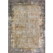 Çam Halı Gloria TD696 Hardal Klasik Desen Dokuma Saçaklı Kilim