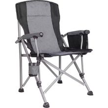 Campout 6456 Ecorce Tube Marron Gri Polyester Kamp Sandalyesi