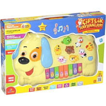 Can Ali Toys Işıklı Müzikli Köpek Görünümlü Piyano