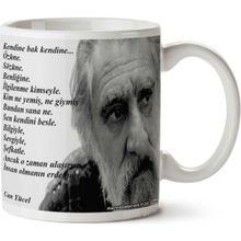 Can Yücel Kendine Bak Kendine Baskılı Kupa Bardak