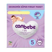 Canbebe No:5 Junior 120 Adet Bebek Bezi