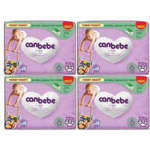 Canbebe No:6 XLarge 128 Adet Bebek Bezi