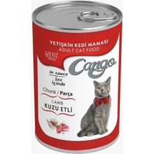 Cango Kuzu Etli 20x415 gr Yetişkin Konserve Yaş Kedi Maması