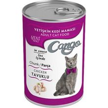 Cango Tavuklu 20x415 gr Yetişkin Konserve Yaş Kedi Maması