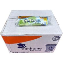 Canhome Mavi 20 Adetlik 50 Rulo Orta Boy 55x60 cm 30 lt Çöp Poşeti