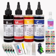 Canon E404 E414 E464 E474 E484 Siyah Kartuş Dolum Seti