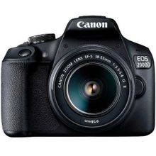 Canon EOS 2000D 18-55 mm DSLR Siyah Fotoğraf Makinesi