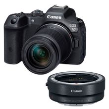 Canon EOS R7 + 18-150mm Lens + EF-EOS R Mount Aynasız Fotoğraf Makinesi