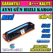 Canon Mf8540/mf8540cdn Muadil Mavi Toner