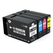 Canon Premium Maxify 1500XL Uyumlu Yüksek Kapasite 4 Renk Muadil Kartuş Seti