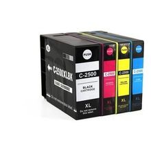 Canon Premium Maxify 2500XL Uyumlu Yüksek Kapasiteli 4 Renk Muadil Kartuş Seti