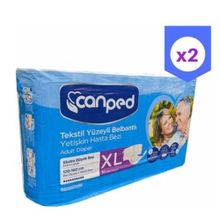 Canped 60 Adet XL Belbantlı Tekstil Yüzey Hasta Bezi