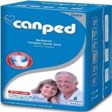 Canped 8 Adet Large Belbantlı Büyük Hasta Bezi