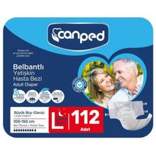 Canped Belbantlı Gece Large Eko 112 Adet Hasta Bezi