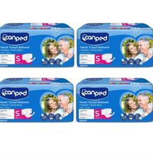 Canped Belbantlı Tekstil Yüzeyli Küçük 120 Adet Hasta Bezi