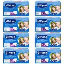 Canped Belbantlı Tekstil Yüzeyli Xlarge 30 Adet x 8 Paket Hasta Bezi
