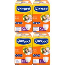 Canped Ekstra Büyük Boy XL 4x30 120'li Emici Külot