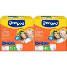 Canped Emici Külot M Beden Orta 2x9 18 Adet Yetişkin Hasta Bezi
