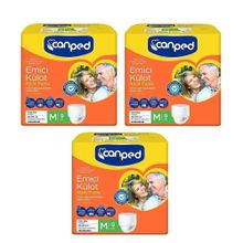 Canped Emici Külot M Beden Orta 3x9 27 Adet Yetişkin Hasta Bezi