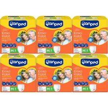 Canped Emici Külot M Beden Orta 6x9 54 Adet Yetişkin Hasta Bezi