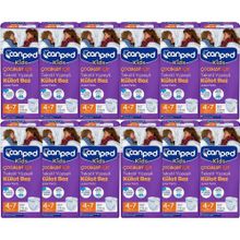 Canped Kids Tekstil Yüzeyli 4-7 Yaş 17-30 kg 108 Adet Külot Bez