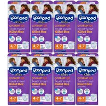 Canped Kids Tekstil Yüzeyli 4-7 Yaş 17-30 kg 72 Adet Külot Bez