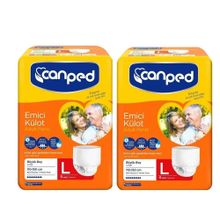 Canped L Beden Büyük 8x2 16 Adet Hasta Bezi Emici Külot