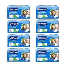Canped M Tekstil Yüzeyli Belbantlı 8x30 Adet Yetişkin Hasta Bezi