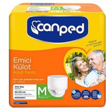 Canped Orta Boy 10'lu Emici Külot