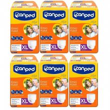 Canped XL 130-170 cm 6x7 42 Adet Emici Külot Hasta Bezi