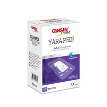 Cansın 5x7.5 cm 50'li Plast Şeffaf Yara Pedi