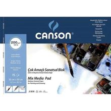 Canson 200 gr 35x50 15 Yaprak Fıneface Çok Amaçlı Sanatsal Resim Blok