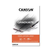 Canson Graduate Sketching 96 gr 40 Yaprak Çizim Defteri