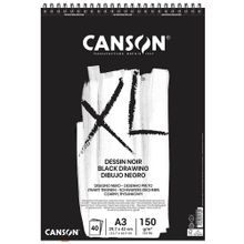 Canson XL Dessin 138525 Siyah 150 gr A3 Eskiz Defteri