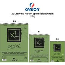 Canson Xl Dessin Albüm Spiralli Light Grain 160 gr Defter