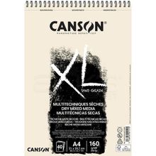 Canson Xl Dry Mix Media Naturel Sand Paper 40 Yaprak 160 gr Spiralli Defter