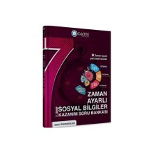 Çanta Yayınları 2023 7. Sınıf Sosyal Bilgiler Zaman Ayarlı Kazanım Soru Bankası