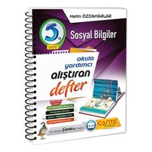 Çanta Yayınları 5. Sınıf Sosyal Bilgiler Alıştıran Defter
