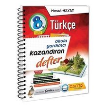 Çanta Yayınları 8. Sınıf Türkçe Okula Yardımcı Kazandıran Defter