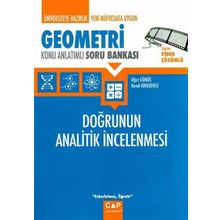 Çap Yayınları Geometri Doğrunun Analitik İncelenmesi Konu Anlatımlı So