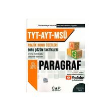 Çap Yayınları TYT-AYT-MSÜ Paragraf Pratik Konu Özetleri Soru Çözüm Taktikleri